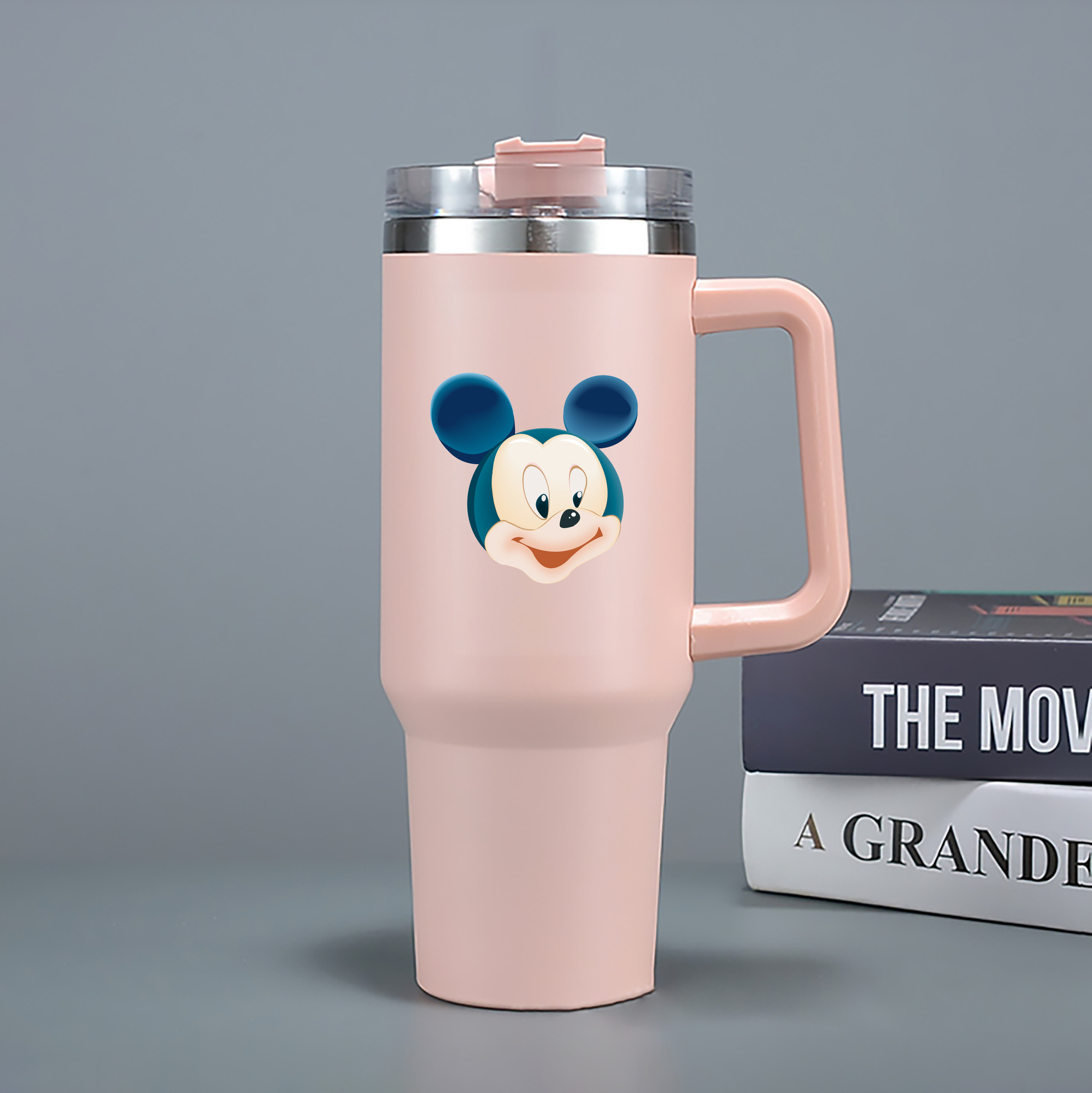 （画像用） ミッキーマウス Mickey Mouse 1200mL車用タンブラー（カラープリント）